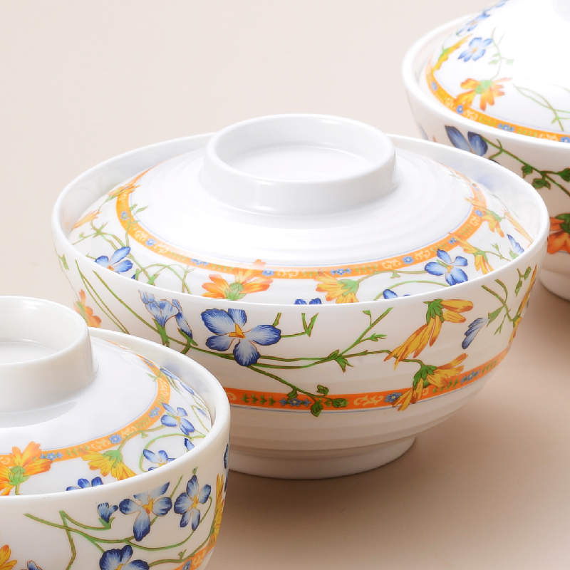 Comes with a rice bowl set